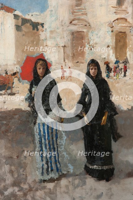 Leaving the Church, 1870.