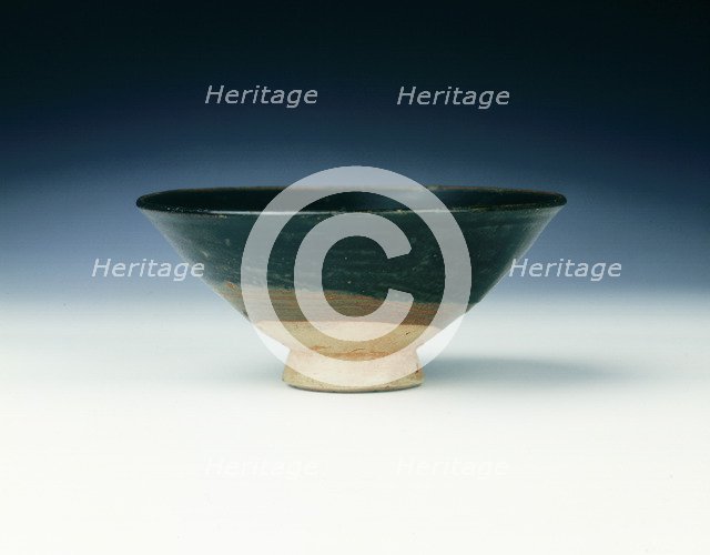 Jizhou 'temmoku' tea bowl, Song dynasty, China, 960-1279. Artist: Unknown