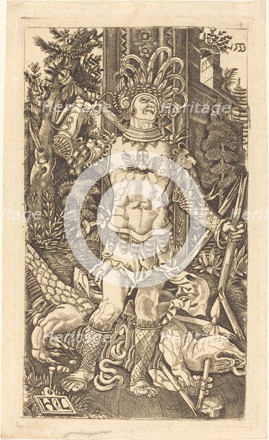 Saint George Standing, 1533. Creator: Master H.L..