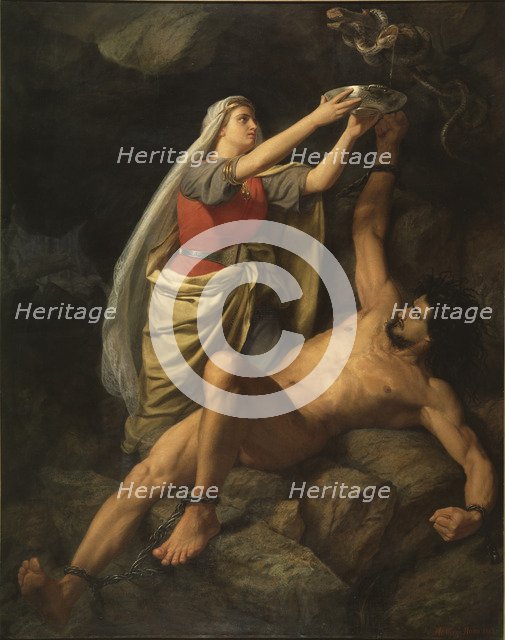 Loki and Sigyn, 1863.