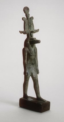 Statuette of Sobek, Egypt, Late Period, Dynasty 26-30 (664-332 BCE). Creator: Unknown.