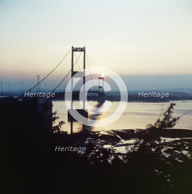 Severn Bridge, M48, Aust, South Gloucestershire, 1987-1989. Creator: John Laing plc.