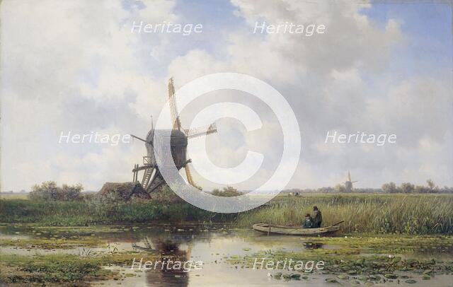 The Gein River, near Abcoude, 1870-1897. Creator: Willem Roelofs.