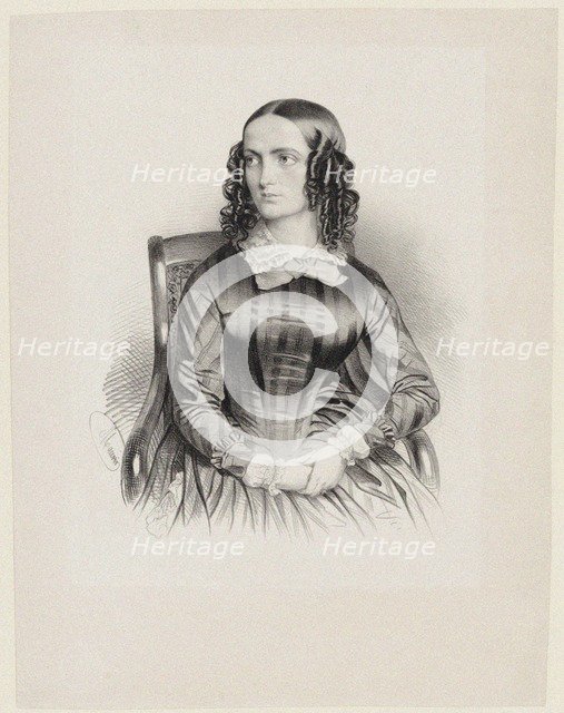 Portrait of the Soprano Teresina (Teresa) Brambilla (1845-1921), .