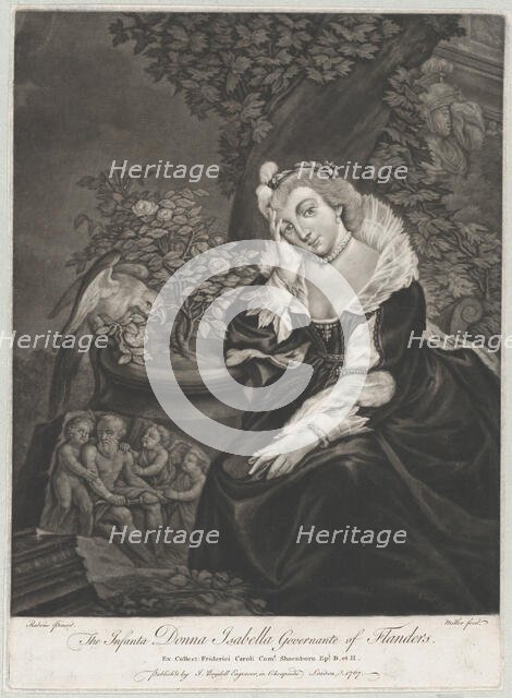 The Infanta Donna Isabella, Governante of Flanders, 1767. Creator: Johann Sebastian Muller.