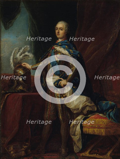 Portrait de Louis XV, d'après Charles-André Van Loo, between 1750 and 1760. Creator: Unknown.