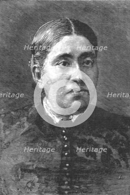 ''Lady de Soysa, widow of the late CH de Soysa', 1891. Creator: Unknown.