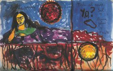 Page from Frida Kahlo's diary. Creator: Kahlo, Frida (1907-1954).