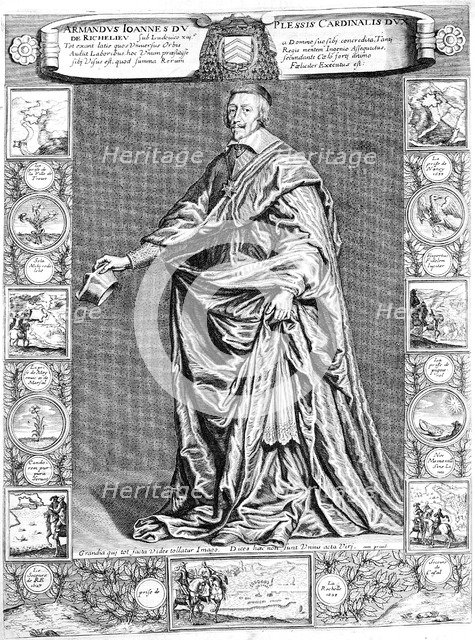 Cardinal Richelieu, c1637, (18th century) Artist: Anon