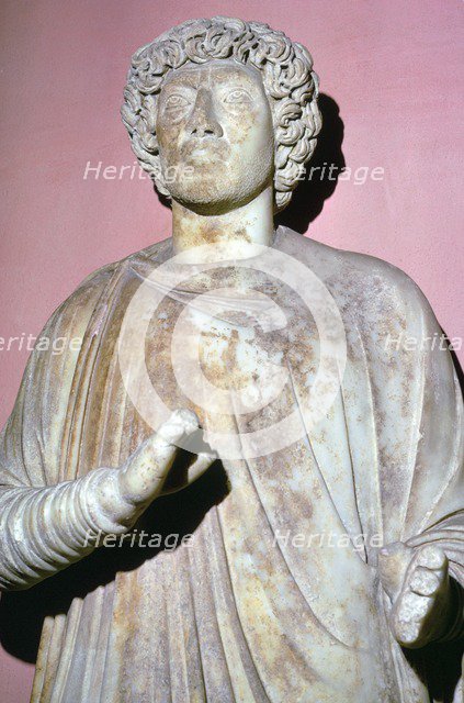 Statue of a Roman municipal magistrate, 4th century. Artist: Unknown