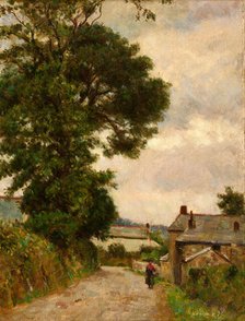 Village street, 1873. Creator: Gauguin, Paul Eugéne Henri (1848-1903).