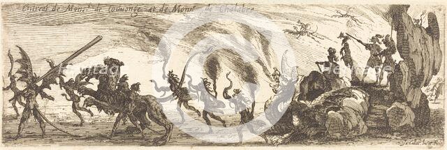 Entry of M. de Couvonge and M. de Chalabre [extra plate], 1627. Creator: Jacques Callot.