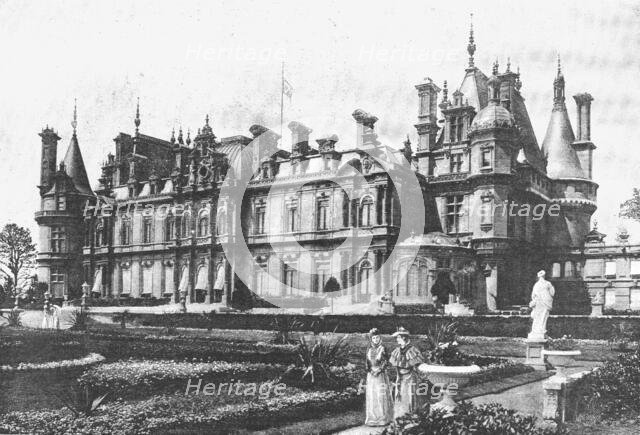 ''Waddesdon Manor, The Country Seat of Baron Ferdinand De Rothschild to which The Queen has just pai Creator: Unknown.