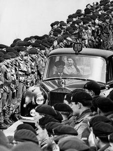 Royal review of the 16 Parachute Regiment, Aldershot, Hampshire, England, 1967. Artist: Unknown