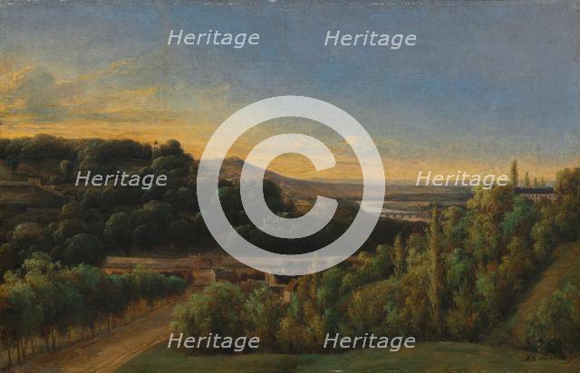 View of Saint-Cloud, Near the Seine, 1809. Creator: Alexandre Pau de St. Martin (French).