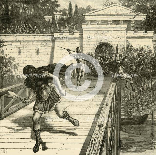 'The Flight of Caius Gracchus', 1890.   Creator: Unknown.