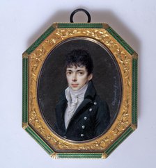 Portrait of a young man, between 1800 and 1850. Creator: Charles Guillaume Alexandre Bourgeois.