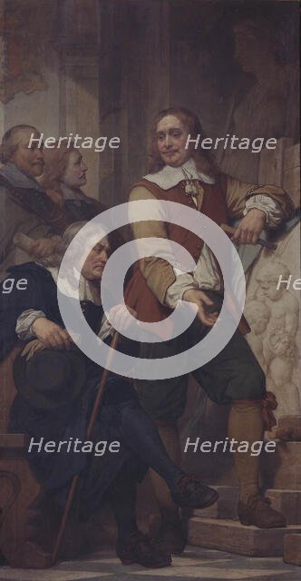 The Sculptor Artus Quellinus I in Amsterdam (c1680s), 1862-1872. Creator: Nicaise de Keyser.