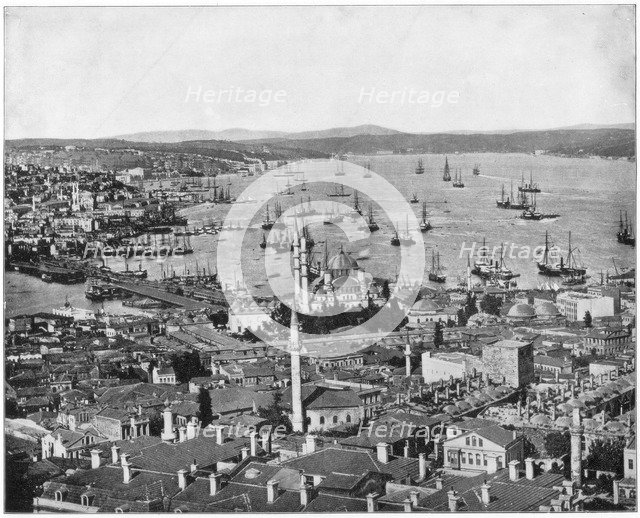 Constantinople and the Bosphorus, Turkey, late 19th century.Artist: John L Stoddard