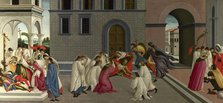 Three Miracles of Saint Zenobius, c. 1500. Artist: Botticelli, Sandro (1445-1510)