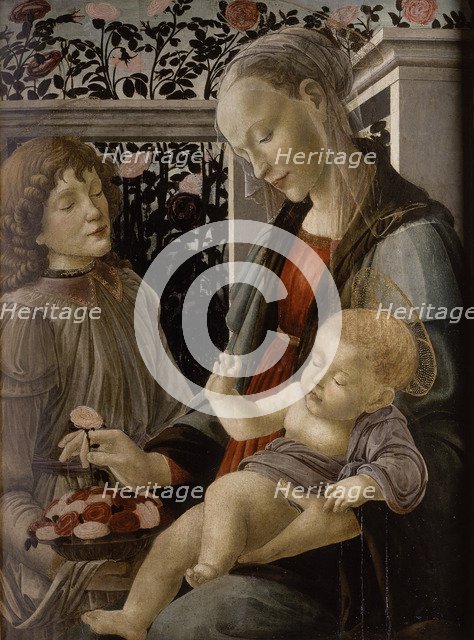 Virgin and Child with Angel, 15th century.