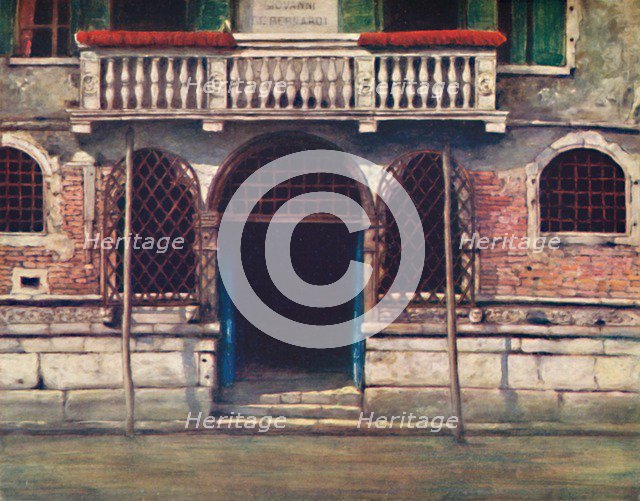 'A Doorway, Venice', 1903. Artist: Mortimer L Menpes.