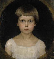 Portrait of the Artist´s Sister Berta Edelfelt, 1876. Creator: Albert Edelfelt.