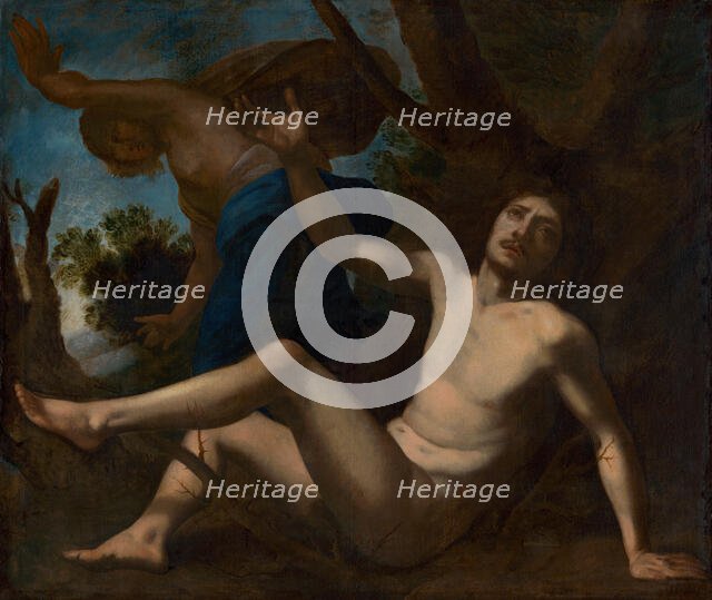 Saint Benedict Escapes Temptation, 1630-1650. Creator: Felice Ficherelli.