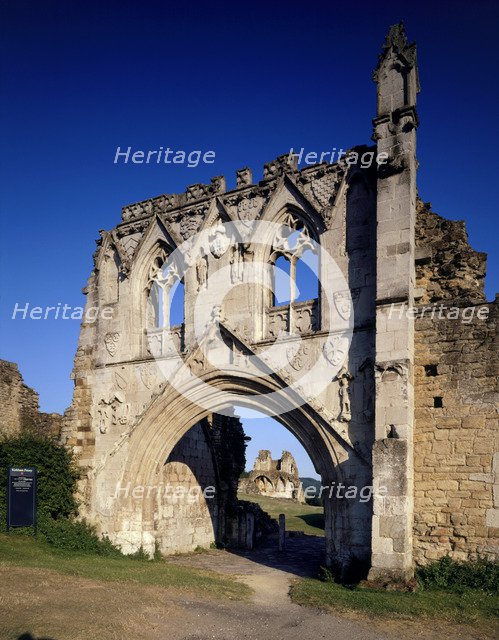 The Augustinian priory at Kirkham, North Yorkshire, 1999. Artist: J Richards