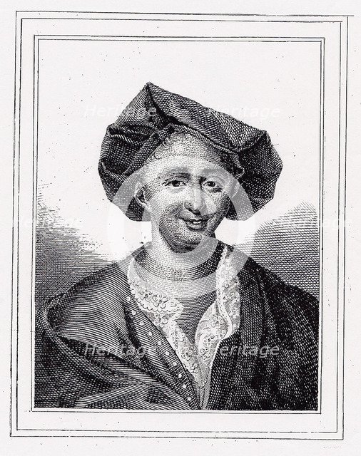 Julien Offray de La Mettrie (1709-1751). Artist: Schmidt, Georg Freidrich (1712-1775)