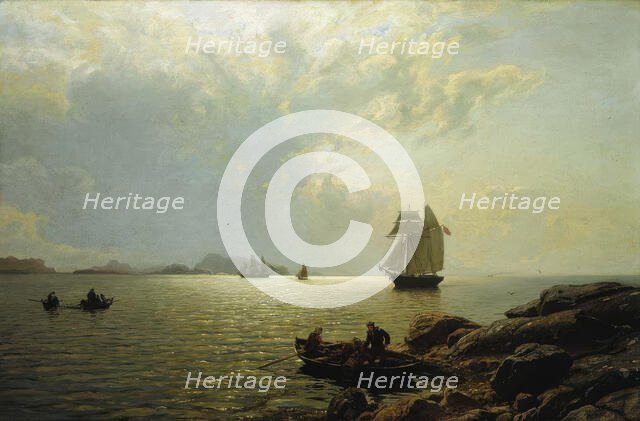 Coastal Landscape, 1872. Creator: Hans Gude.