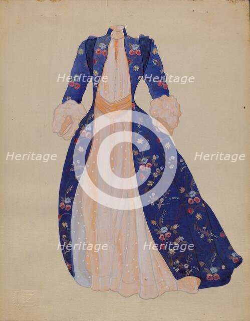 Dress, c. 1936. Creator: Charles Criswell.