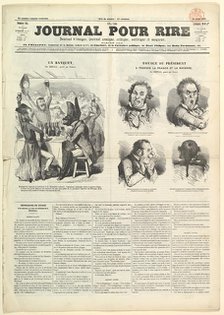 Le Journal Pour Rire, Journal d'Iimages, Journal Comique, Critique, Satirique e..., August 23, 1850. Creator: Unknown.