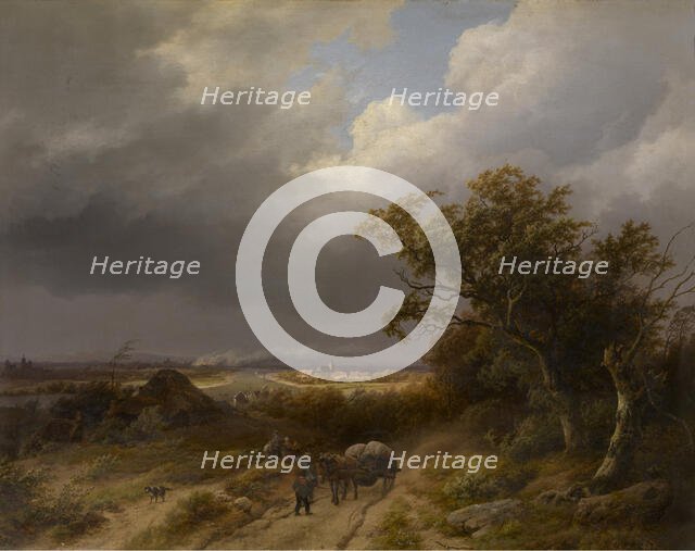 Landscape near Cleves, 1846. Creator: Barend Cornelis Koekkoek.
