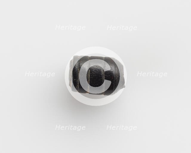 Bead, cylindrical, 4th century. Creator: Unknown.