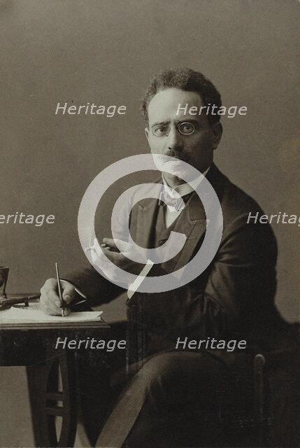 Portrait of Karl Liebknecht (1871-1919) , 1910. Creator: Anonymous.