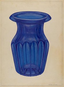 Blue Glass, 1935/1942. Creator: Nicholas Amantea.