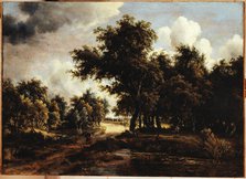 Path in the forest, between 1658 and 1709. Creator: Meindert Hobbema.