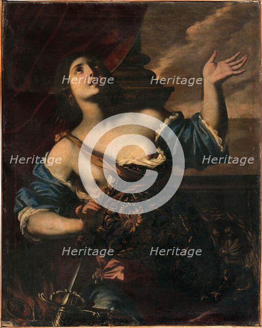 The Death of Dido, First third of 17th cen.. Creator: De Rosa (Annella di Massimo), Diana (1602-1643).