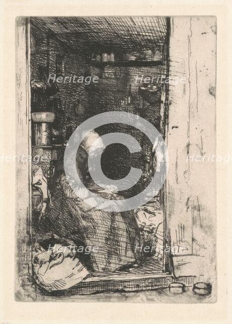 La Vieille aux Loques, 1858. Creator: James Abbott McNeill Whistler.