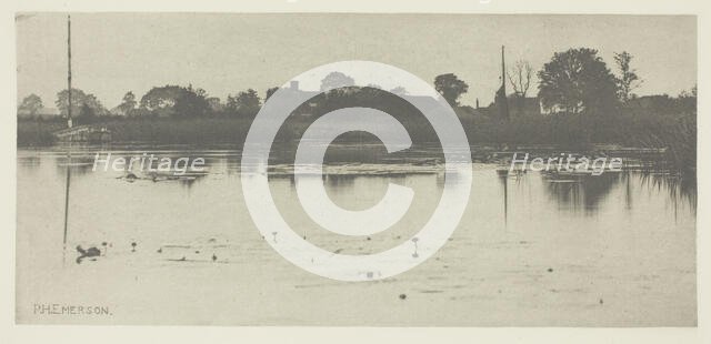 The Fringe of the Mere, c. 1883/87, printed 1888. Creator: Peter Henry Emerson.