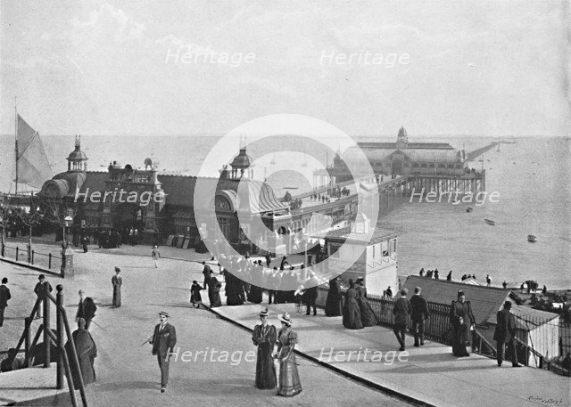 'The Pier, Southend-on-Sea', c1896. Artist: Poulton & Co.