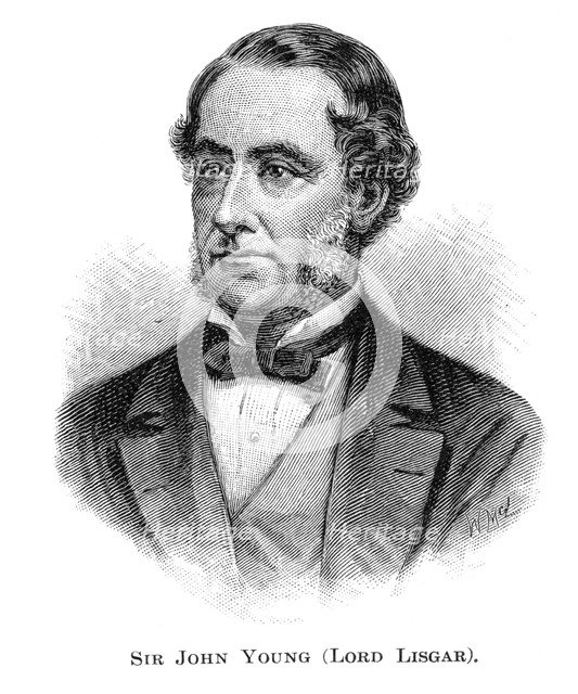 John Young, 1st Baron Lisgar, Governor of New South Wales, (1886).Artist: W Macleod