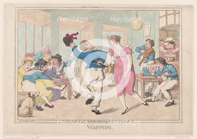 Wapping, September, 1807., September, 1807. Creator: Thomas Rowlandson.