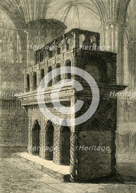 'The Tomb of Edward the Confessor', (1881). Creator: Unknown.