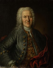 Portrait of Justinian von Holzhausen, c1735-1745. Creator: German Master.