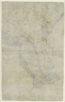 Studies of two pairs of legs, c1575-1615. Artist: Lodovico Carracci.