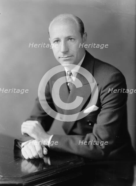 Benjamin Blanken, Portrait, 1933. Creator: Harris & Ewing.