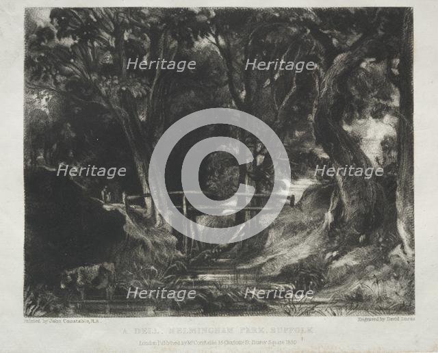 Various Subjects of Landscape, Characteristic of English Scenery from Pictures..., 1830. Creator: David Lucas (British, 1802-1881).