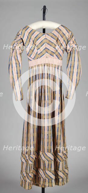 Afternoon dress, British, ca. 1840. Creator: Unknown.